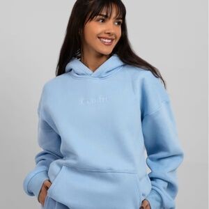 Comfrt Signature Fit Hoodie "Astro" (light blue) in Large...NWT & never worn.